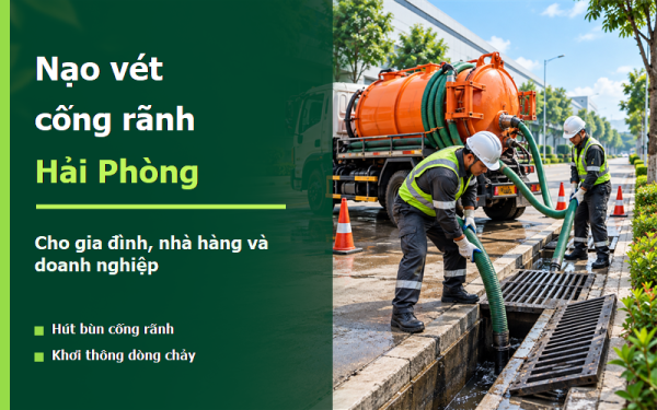 nạo vét cống Hải Phòng