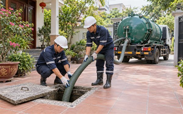 hút bể phốt Hải An