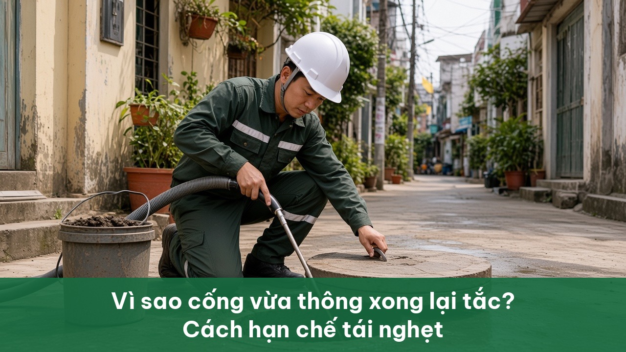 cống thường xuyên bị tắc