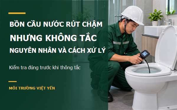 bồn cầu nước rút chậm