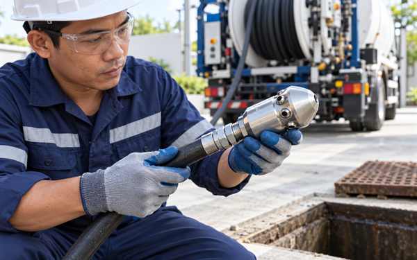 thông cống bằng tia nước áp lực cao