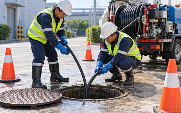 thông cống bằng tia nước áp lực cao