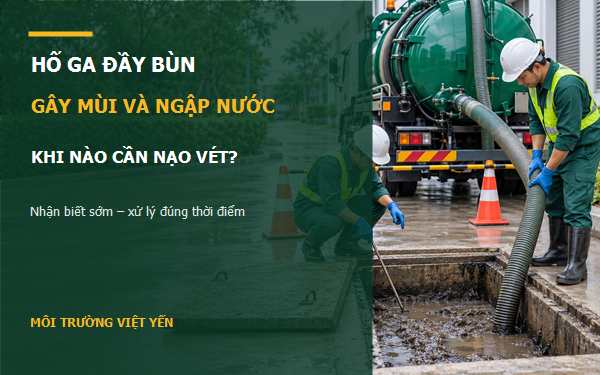 nạo vét hố ga