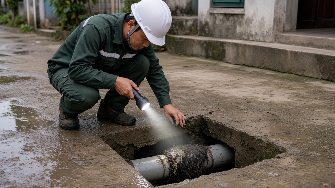 cống thường xuyên bị tắc