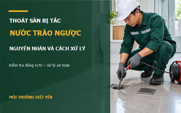 thông tắc thoát sàn