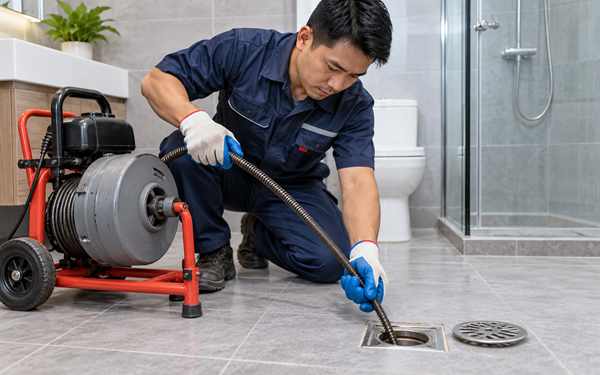 thông tắc thoát sàn