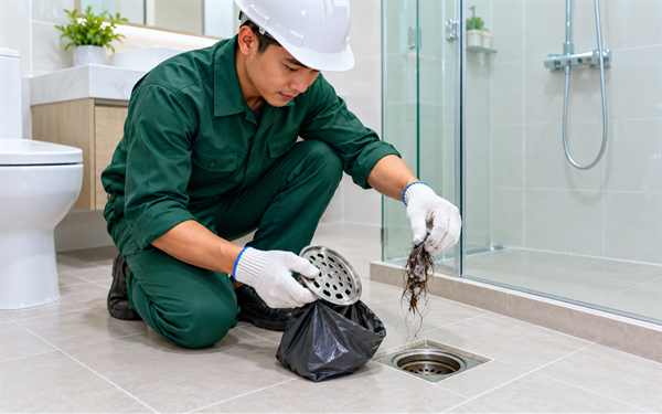cống nhà tắm thoát nước chậm