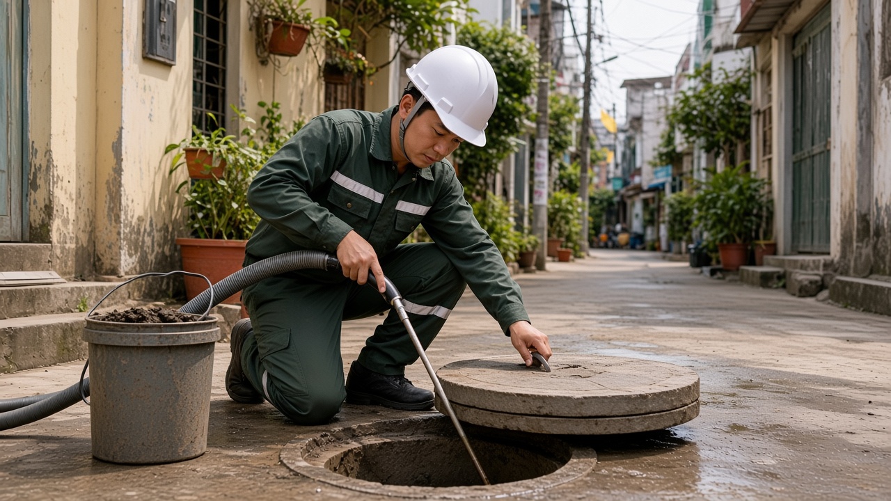 cống thường xuyên bị tắc